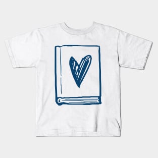 Book and Heart Kids T-Shirt